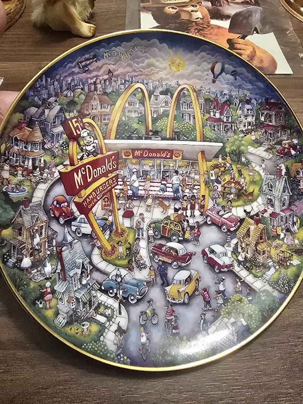 McDonald's Golden Moments Collector Plate by Bill Bell, Franklin Mint