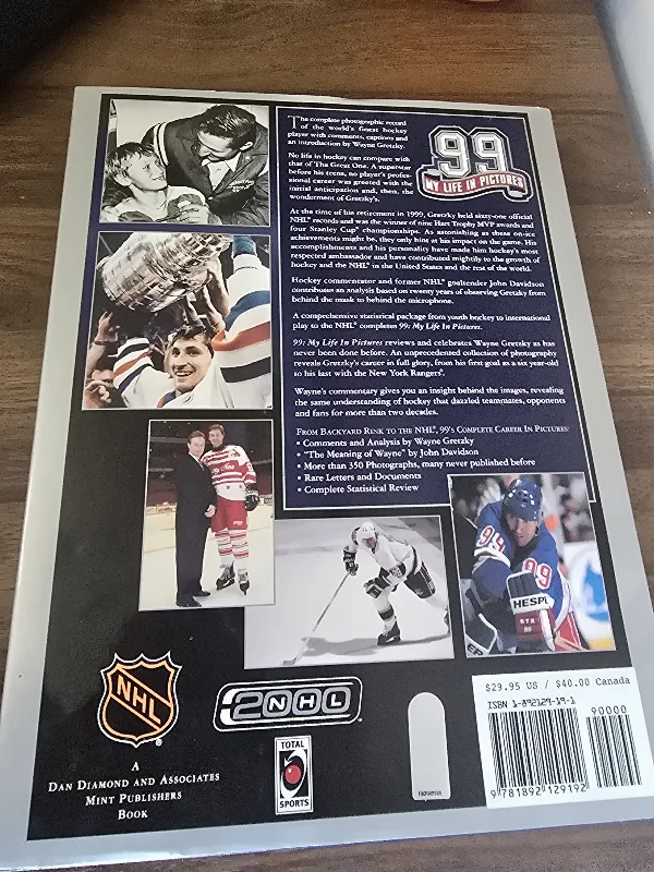 Wayne Gretzky 99 My Life in Pictures, Hardcover Book, NHL Official Publication — photo 2